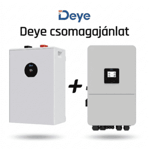 Deye 10kW Hibrid Inverter + 11,8 kWh LiFePO4 Akkumulátor Csomag