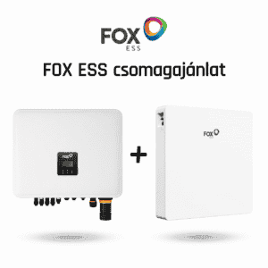 FoxESS 10 kW Hibrid Inverter + FoxESS Mira M12 11,52 kWh Nagyfeszültségű Energiatároló Csomag