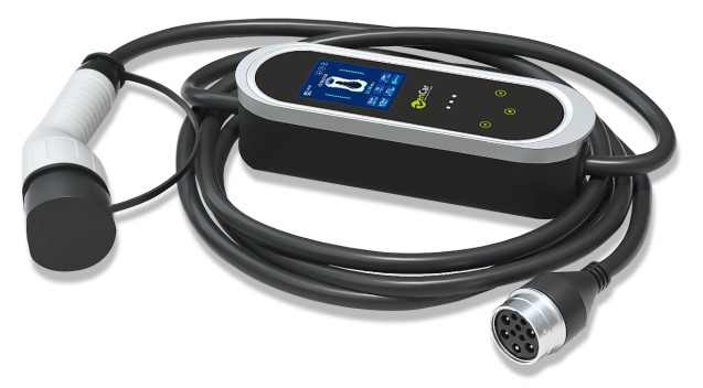 Zencar Model E Pro 22 kW hordozható elektromosautó-töltő