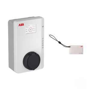 ABB Terra AC 22kW (3×32A) fali töltő LCD kijelzővel, MID fogyasztásmérővel és Type 2 csatlakozással