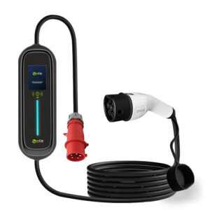 Zencar Model C30 11 kW hordozható elektromosautó-töltő – Type 2 – 5 méter – PC30-11kW