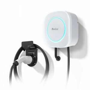 Zencar Wmini 11kW (3×16A) AC fali elektromos autó töltő 7,5 méteres Type 2 kábellel – App, WiFi, Bluetooth, RFID